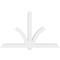 Ekena Millwork Redmond Architectural Grade PVC Gable Bracket, 96"W x 60"H x 6"D x 6"F, 15/12 Pitch GBP096X60X0606RED00 - alternate 2